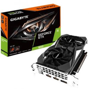 Видеокарта GIGABYTE GeForce GTX1650 4096Mb OC (GV-N1650OC-4GD) ― 