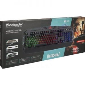 Клавиатура Defender Werewolf GK-120DL RU RGB (45120)