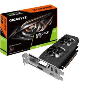Видеокарта GIGABYTE GeForce GTX1650 4096Mb OC LP (GV-N1650OC-4GL) ― 
