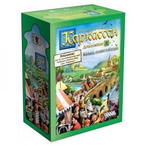 Настольная игра Hobby World Каркассон: Мосты, замки и базары (дополнение 8) (915224)