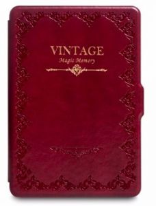 Обложка чехол VINTAGE для Amazon Kindle Paperwhite Wine Red