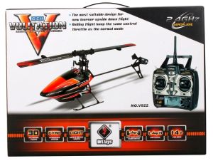 Вертолёт 3D микро р/у 2.4GHz WL Toys V922 FBL (оранжевый)
