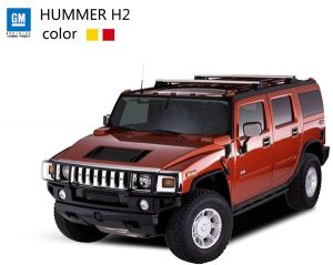 Машинка микро р/у 1:43 лиценз. Hummer H2 (красный) SQW8004-H2r