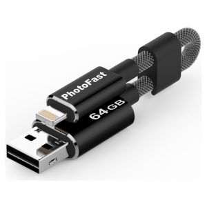 PhotoFast MemoriesCable GEN3 USB3.0 64GB Black (MCG3U3BK64GB)