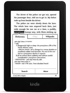 Электронная книга с подсветкой Amazon Kindle Paperwhite (2015) Black, 300 ppi, 4GB, БЕЗ РЕКЛАМЫ