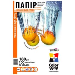 Бумага ColorWay 10x15 (ПГ180-100) (PG1801004R)