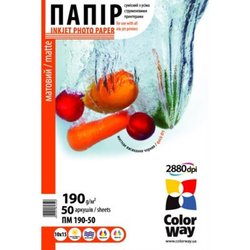 Бумага ColorWay 10x15 (ПМ190-50) (PM1900504R)