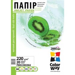 Бумага ColorWay A4 (ПМД220-20) (PMD220020A4) ― 