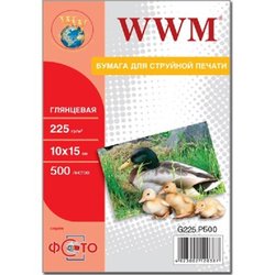 Бумага WWM 10x15 (G225.F500) ― 