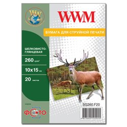 Бумага WWM 10x15 (SG260.F20) ― 