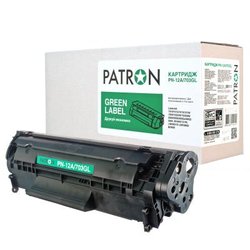 Картридж PATRON HP LJ Q2612A/CANON 703 GREEN Label (PN-12A/703GL) ― 