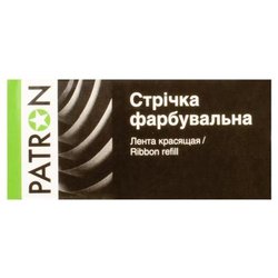 Лента к принтерам PATRON 13мм х 7м Black (к) (PN-12.7-7SB)