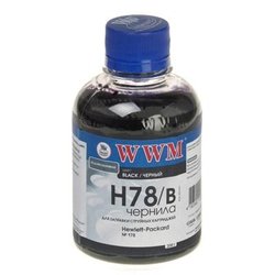 Чернила WWM HP №178 black (H78/B)