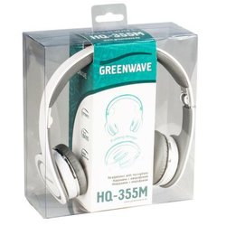 Наушники Greenwave HQ-355M white-gray