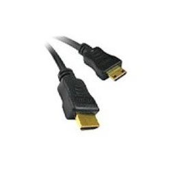 Кабель мультимедийный HDMI A to HDMI C (mini), 1.8m Viewcon (VD 091-1,8м.) ― 