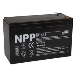 Батарея к ИБП NPP 12В 7.5 Ач (NP12-7.5) ― 