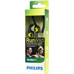 Наушники PHILIPS SHQ1400 ActionFit Carbon lime (SHQ1400CL/00)