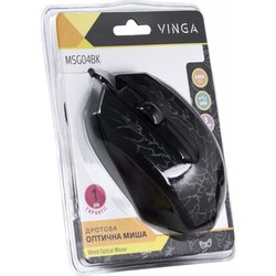 Мышка Vinga MSG-04 black