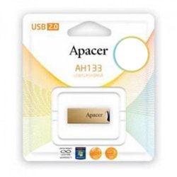 USB флеш накопитель 32GB AH133 Champagne Gold RP USB2.0 Apacer (AP32GAH133C-1)