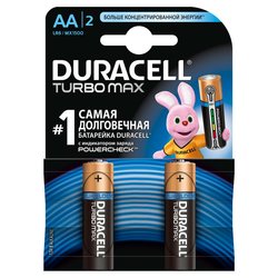 Батарейка Duracell AA TURBO MAX LR06 * 2 (5000394069183 / 81546724) ― 
