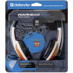 Наушники Defender Warhead G-120 Red-White (64098)