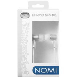 Наушники Nomi NHS-108 Silver (221224)