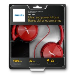 Наушники PHILIPS SHL3060 Red (SHL3060RD/00)