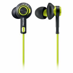 Наушники PHILIPS SHQ2400 ActionFit Carbon lime (SHQ2400CL/00)