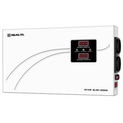 Стабилизатор REAL-EL STAB SLIM-2000, white (EL122400008) ― 
