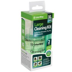 Универсальный чистящий набор ColorWay Cleaning Kit XL for Screens, TVs, PCs (CW-5200) ― 