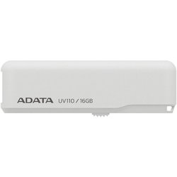 USB флеш накопитель A-DATA 16GB UV110 White USB 2.0 (AUV110-16G-RWH) ― 