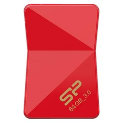 USB флеш накопитель Silicon Power 64Gb Jewel J08 Red USB 3.0 (SP064GBUF3J08V1R)