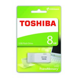 USB флеш накопитель TOSHIBA 8GB Hayabusa White USB 2.0 (THN-U202W0080E4)
