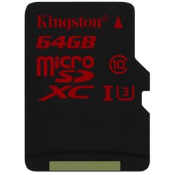 Карта памяти Kingston 64GB microSD class 10 UHS| U3 (microSDHC no adapter)