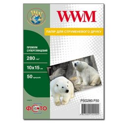 Бумага WWM 10x15 Premium (PSG280.F50)