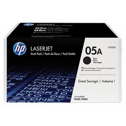 Картридж HP LJ 05A P2035/P2055d/2055dn DUAL PACK (CE505D) ― 