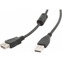 Дата кабель подовжувач USB2.0 AM/AF Cablexpert (CCF2-USB2-AMAF-10)