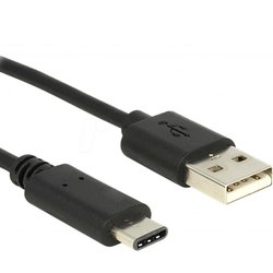 Дата кабель Drobak USB 2.0 - Type C 2А (DR-1604) (Black) 1,0м (219094)