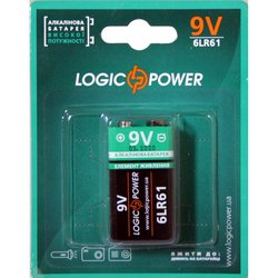 Батарейка LogicPower Крона 6LR61 * 1 (3437)