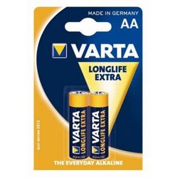 Батарейка AA Varta Longlife Extra * 2 Varta (04106101412) ― 