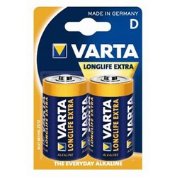 Батарейка D Longlife Extra * 2 Varta (4120101412) ― 