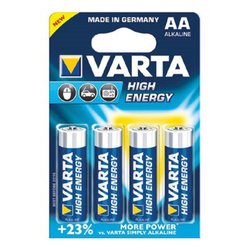 Батарейка Varta AA Varta High Energy * 4 (04906121414) ― 