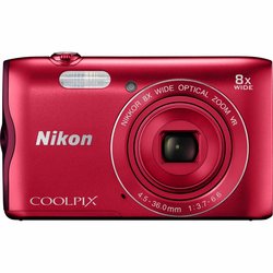 Цифровой фотоаппарат Nikon Coolpix A300 Red + Case + SD8Gb (VNA963K003)