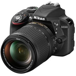 Цифровой фотоаппарат Nikon D3300 + 18-140mm black (VBA390KV12) ― 