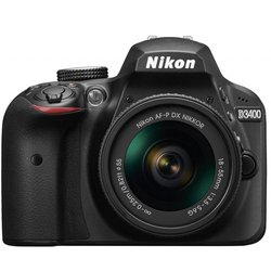 Цифровой фотоаппарат Nikon D3400 + AF-P 18-55VR kit (VBA490K001)