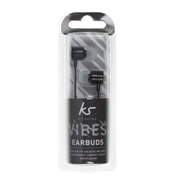 Наушники KitSound KS Vibes Earphones Black (KSVIBBK)