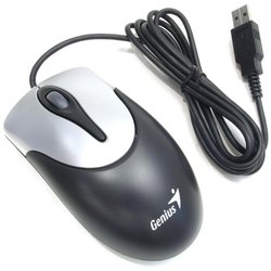 Мышка Genius NS-100 USB Black/Silver (31010232100)