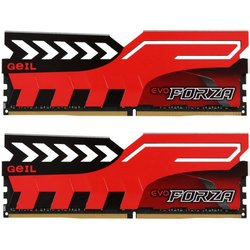 Модуль памяти для компьютера DDR4 16GB (2x8GB) 3200 MHz EVO Forza Hot-Rod Red GEIL (GFR416GB3200C16ADC)