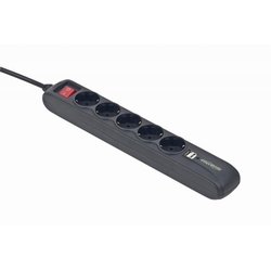 Сетевой фильтр питания EnerGenie SPG5-U2-5 Power strip with USB charger, 5 sockets, (SPG5-U2-5) ― 