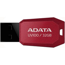 USB флеш накопитель A-DATA 32GB DashDrive UV100 Red USB 2.0 (AUV100-32G-RRD) ― 